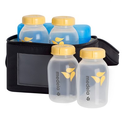 Image of 24qt Medela Breast Milk Cooler Set with Bottles & Lids, Cooler and Ice Pack