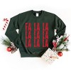 Fa La La Distressed - Women's Graphic Sweatshirt - 2 of 4