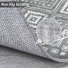 Acekool Area Rug Machine Washable Geometric Low Pile Non Slip Indoor Carpet for Living Room Bedroom Nursery - 4 of 4