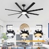 HUMHOLD 74 Inch Ceiling Fan with Light Remote, Smart LED Ceiling Fans, Modern Low Profile Dimmable Light Ceiling Fan - 3 of 4