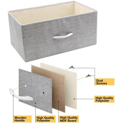 Sorbus 8 Drawers Wide Dresser Organizer Unit With Steel Frame Wood