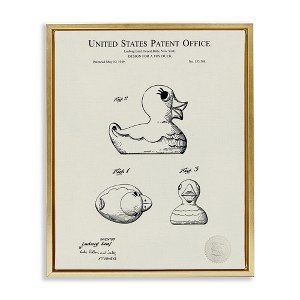 Stupell Industries Vintage Duck Toy Patent, 25" x 31" - 1 of 4