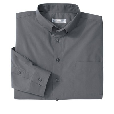 KingSize Men's Big & Tall Tall Wrinkle-Free Button-Down Collar Dress Shirt