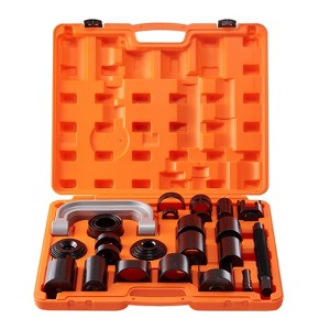 VEVOR Ball Joint Press Kit, 25 pcsTool Kit, C-press Ball joint Remove and Install Tools, for Most 2WD and 4WD Cars, Orange - 1 of 4