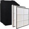 Nispira Whirlpool 8171434K Large Air Purifier HEPA and 4 Carbon Pre Filter Set For Whispure 510 AP510, AP530, AP450, AP51030K & AP51030KB, 2 Units - 3 of 4