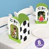 Big Dot of Happiness Soccer Photo Holder Centerpieces, 4x6 Picture Display Box, Sports Table Decoration for Kids Birthday Decor, 8 Count - 2 of 4