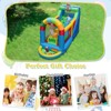 Safstar Inflatable Bounce House w/Climbing Surface Long Slide Obstacles with 735W blower - 4 of 4