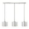 Livex Lighting Hilliard 3 - Light Chandelier in  Brushed Nickel - 4 of 4
