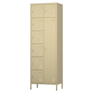 SUXXAN 8 Doors Metal Lockers for Employees School Office Gym Home Storage,Assembly Required - 1 of 4