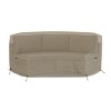 Covers&All Curved Outdoor Couch Cover, 1000D Waterproof, UV-Resistant Patio Furniture Cover - 4 of 4