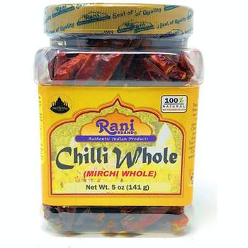 Chilli Whole (Mirchi Whole) - 5oz (141g) - Rani Brand Authentic Indian Products