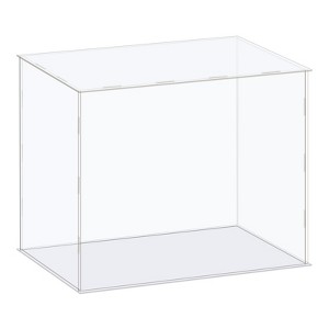 Unique Bargains Acrylic Assembly Dustproof Collectibles Showcase with lid - 1 of 3