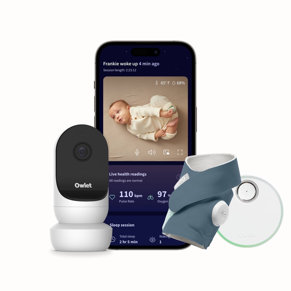 Photos - Baby Monitor DREAM Owlet  Duo 2 Smart  - Includes FDA-Cleared  Sock & H 