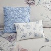 Sapphtopaz 8-Piece Cotton Comforter Set, Queen Sheet Set Large with Floral Print, Bedding Set with Quilt/Decorative Pillows/Bed Skirt/Shams - 3 of 4