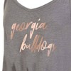 NCAA Georgia Bulldogs Women's Gray Tank Top - 3 of 3