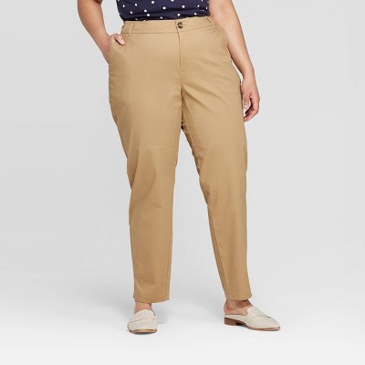 plus size chino pants ladies