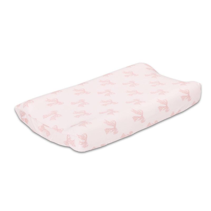 The Peanutshell Elegant Grace Baby Crib Bedding Set - Pink/Gold - 4pc, 5 of 6