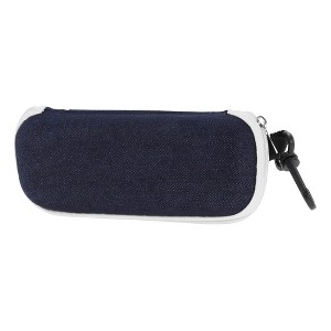 Unique Bargains Zipper Eyeglasses Case 6.38"x2.44"x1.57" 1 Pc - 1 of 4