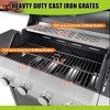 NicBex 4-Burner propane Gas BBQ Grill,46500BTU Output Outdoor Grill with SideBurner&Foldable Side Table,Enameled Cast Iron Cooking Grids,Black/Silver - 2 of 4