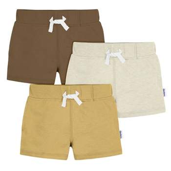 Gerber Baby and Toddler Boys' Knit Short -  3-Pack