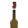 Foster & Rye Cowboy Boot Bottle Stopper and Wine Pourer, Unique Metal Wine Stopper, Fits Standard Wine Bottles, Brown, Set of 1 - 3 of 4