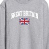 Men's - Instant Message - Great Britain Flag Long Sleeve Graphic T-Shirt - 2 of 4