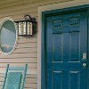 River of Goods 11.75" 1-Light Prairie Craftsman Style Stained Glass Outdoor Lantern Wall Sconce Bronze: ETL Listed, Weatherproof - 3 of 4