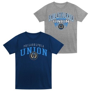 MLS Philadelphia Union Toddler Boys' 2pk T-Shirt - 1 of 3