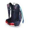 High Sierra Hydrahike 2.0 16L Hydration Water Backpack with Insulated Reservoir Pocket for Hiking, Running, Climbing, or Cycling, Gray & Red - 4 of 4