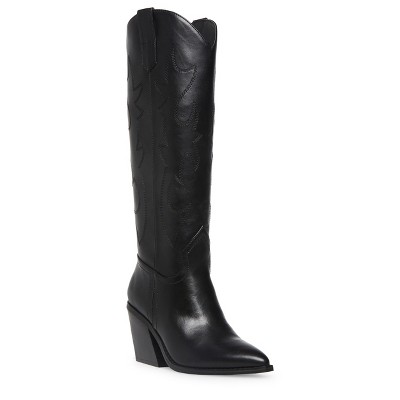 Girls black sale western boots