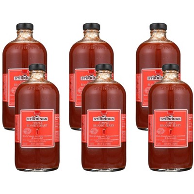 Stirrings Simple Bloody Mary Cocktail Mix Non-Alcoholic - Case of 6/25.4 oz