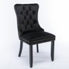 NicBex Modern Dining Chairs Set of 2,Velvet Upholstered Kitchen Chair with Wood Legs for Dining Room,Living Room - 4 of 4