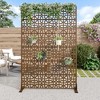 Lirago Galvanized Metal Garden Fence 72 in Outdoor Privacy Screen - 3 of 4