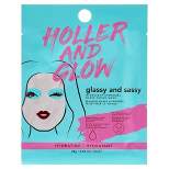 Holler and Glow Glassy and Sassy Iridescent Hydrogel Facial Mask - 0.78oz