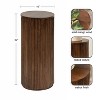 Kate and Laurel Reid Wood Drink Table, 10x10x22, Walnut Brown - 2 of 4