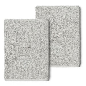 Linum Home Textiles 100% Turkish Cotton MONICA 2PC Embellished Washcloth Set - 1 of 1