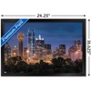 Trends International Texas - Dallas Skyline Framed Wall Poster Prints - 3 of 4