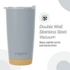 Copco Travel Tumbler with Cork Bottom, 20 oz. Double Wall Insulated Stainless Steel Coffee Mug, Leak-Proof BPA Free Lid - 3 of 4