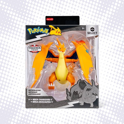 Детская фигурка Pokemon Select 6" Articulated Mega Charizard Y Action Figure - Pokémon x Target