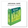 Samsill Earth's Choice Plant-Based Economy Round Ring View Binders, 3 Rings, 3" Capacity, 11 x 8.5, Lime, 2/Pack - 3 of 4