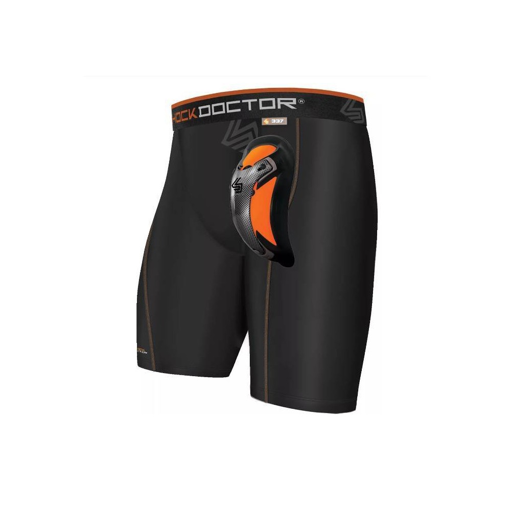 Shock Doctor Adult Ultra Pro Compression Shorts with Ultra Carbon Flex Cup