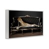 Stupell Industries Cheetah Sprawled on Couch Black Framed Giclee Art - 3 of 4