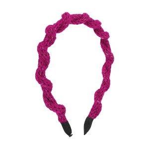Unique Bargains Women's Colorful Cable Knit Headband 1 Pc - 1 of 4