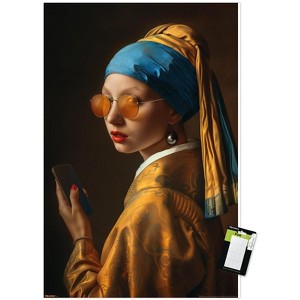 Trends International Reinders: Master Twist - Modern Pearl Girl Unframed Wall Poster Prints - 1 of 4