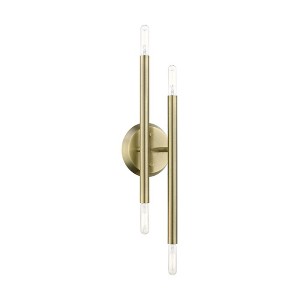 Livex Lighting Soho 4 - Light Wall Light in  Antique Brass - 1 of 1