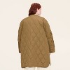 Women's Quilted Jacket and Floral Vest - Woolrich x Target Olive Green - 3 of 4