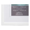 25" x 21" Wide Double Matted to 16" x 20" Frame White - Gallery Solutions - image 3 of 4