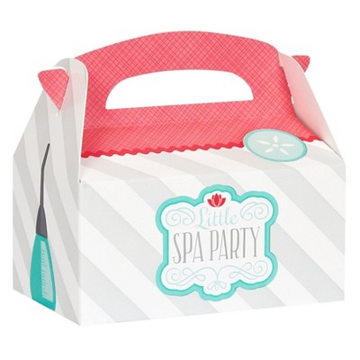 8 ct Little Spa Party Favor Boxes