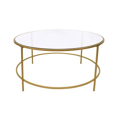 target brass coffee table