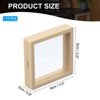 Unique Bargains Transparent PE 3D Floating Display Stand Holder Jewelry Storage Box 12 Pcs - 2 of 3